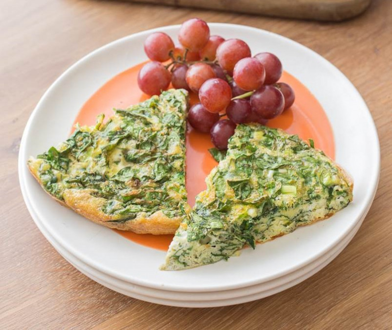 French Spinach Frittata MyPlate